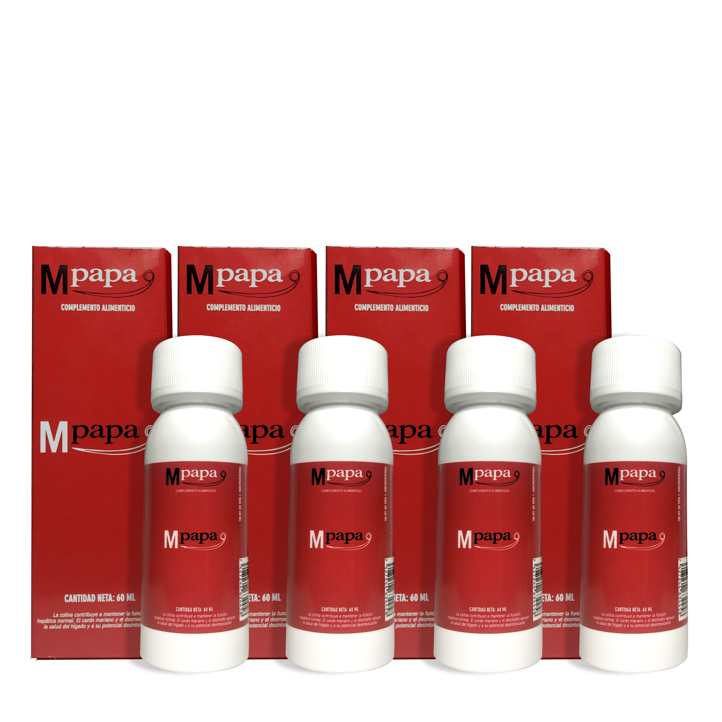 Mpapa – x4 Uds. Vial de 60ml